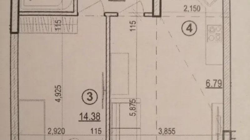 $75000 / Глубочицкая 43, Киев, Киев / Продажа / Квартира / 56 кв.м. / 1 комнат