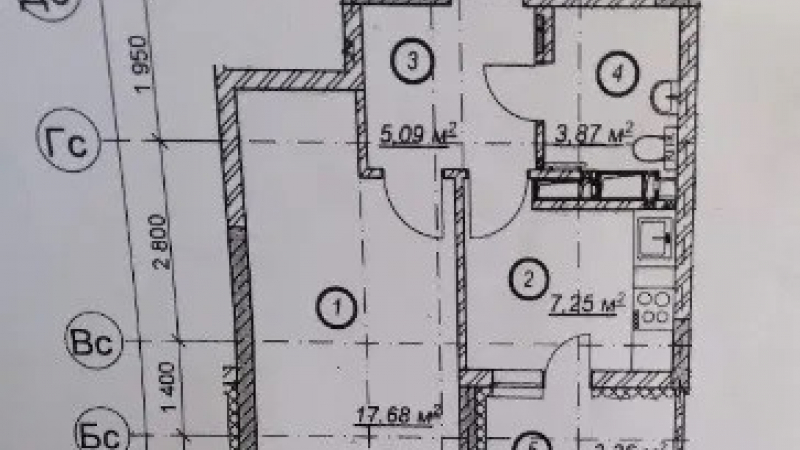 $53000 / Максимовича 3г, Киев, Киев / Продажа / Квартира / 37 кв.м. / 1 комнат