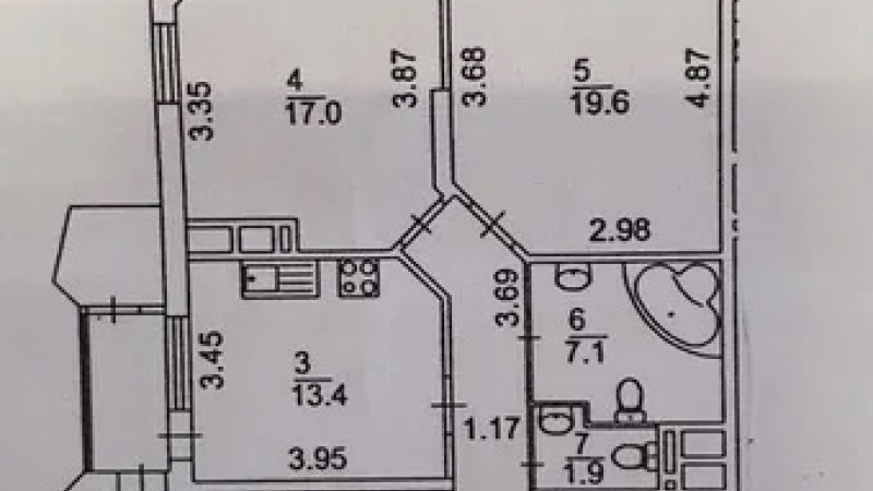 $175000 / Кудряшова 18, Киев, Киев / Продажа / Квартира / 108 кв.м. / 4 комнат