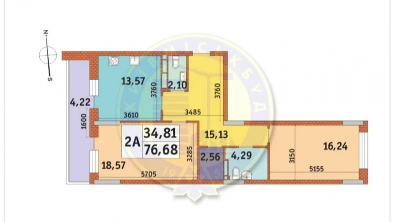 $98000 / Глубочицкая, Киев, Киев / Продажа / Квартира / 77 кв.м. / 2 комнат