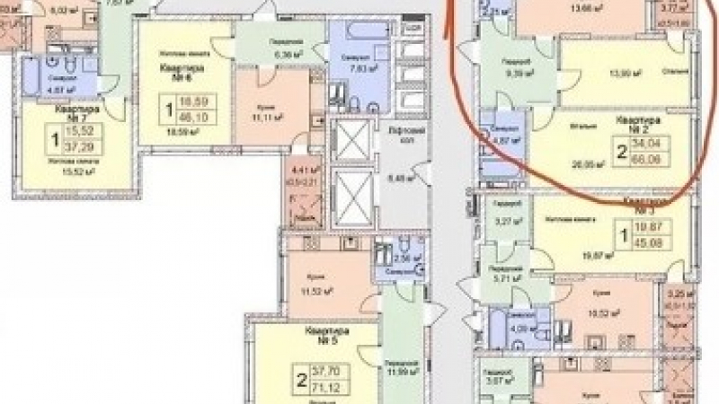 $77000 / Глубочицкая 13, Киев, Киев / Продажа / Квартира / 66 кв.м. / 2 комнат