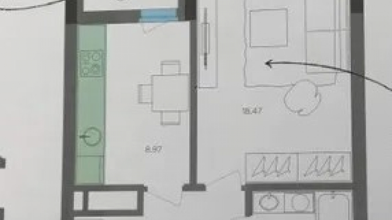 $70000 / Липковского 38, Киев, Киев / Продажа / Квартира / 42 кв.м. / 1 комнат