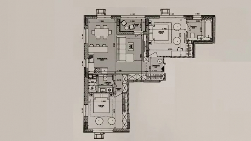 $129000 / Салютная 2, Киев, Киев / Продажа / Квартира / 79 кв.м. / 3 комнат