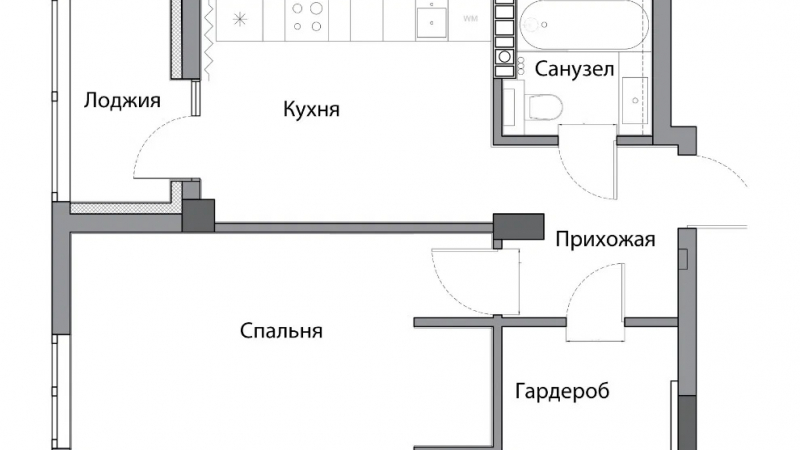 $139000 / Электриков 9, Киев, Киев / Продажа / Квартира / 47 кв.м. / 1 комнат