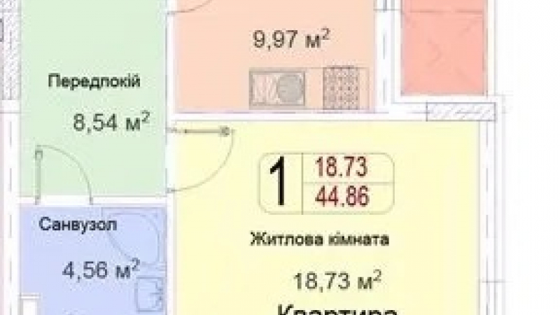 $71000 / Глубочицкая 13, Киев, Киев / Продажа / Квартира / 45 кв.м. / 1 комнат