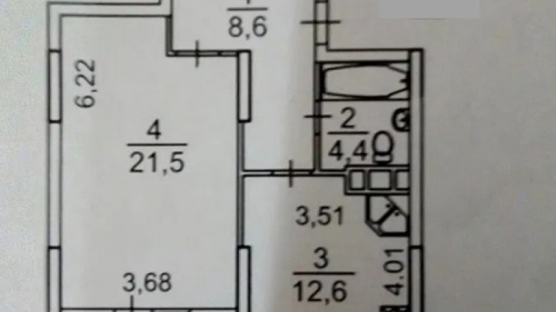 $75000 / Вильямса 3/7, Киев, Киев / Продажа / Квартира / 48 кв.м. / 1 комнат