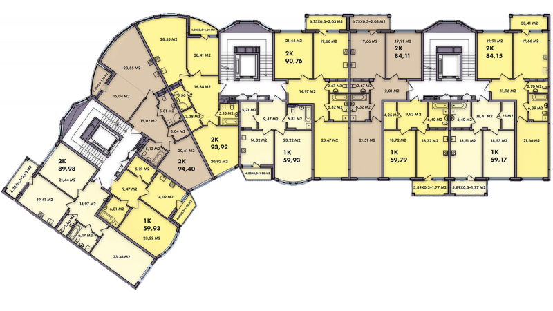 $190000 / Бойчука 17, Киев, Киев / Продажа / Квартира / 83 кв.м. / 2 комнат