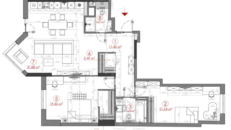 $339000 / Тютюнника 51/1а, Киев, Киев / Продажа / Квартира / 107 кв.м. / 3 комнат