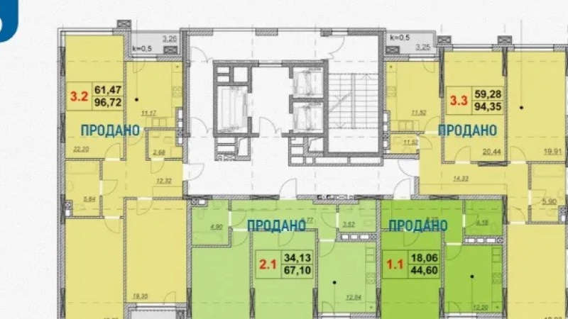 $190000 / Бульварно-Кудрявская 15а, Киев, Киев / Продажа / Квартира / 68 кв.м. / 2 комнат