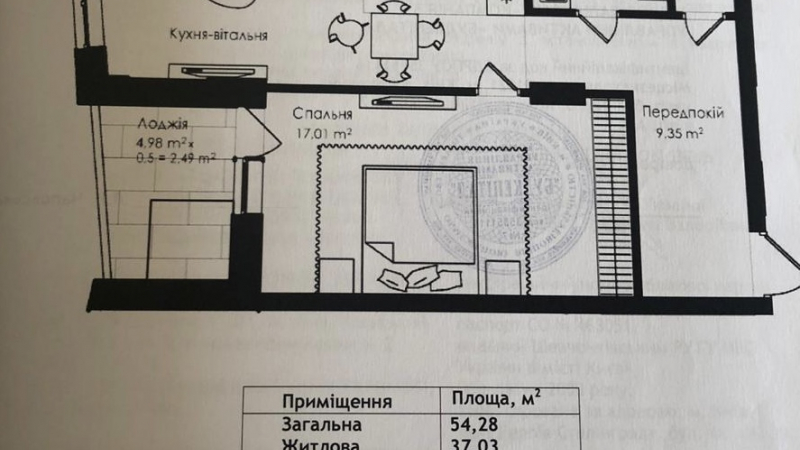 $85000 / Электриков, Киев, Киев / Продажа / Квартира / 54 кв.м. / 2 комнат