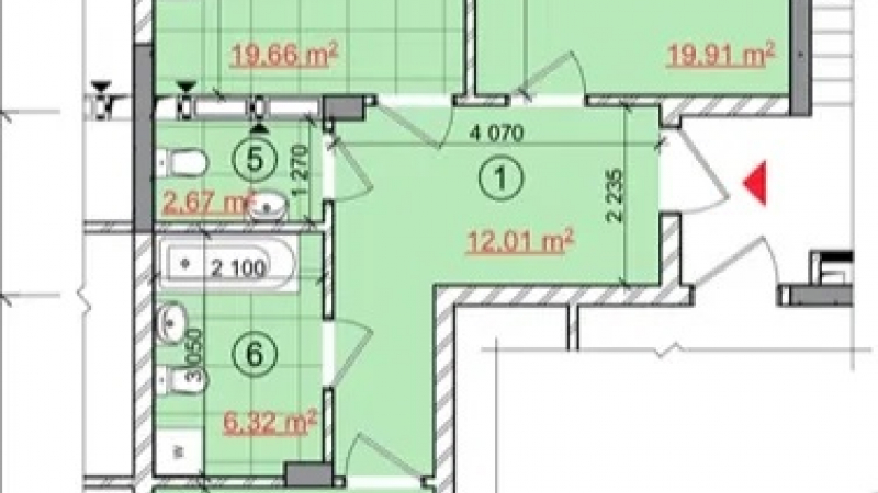 $149000 / Бойчука 17, Киев, Киев / Продажа / Квартира / 84 кв.м. / 2 комнат