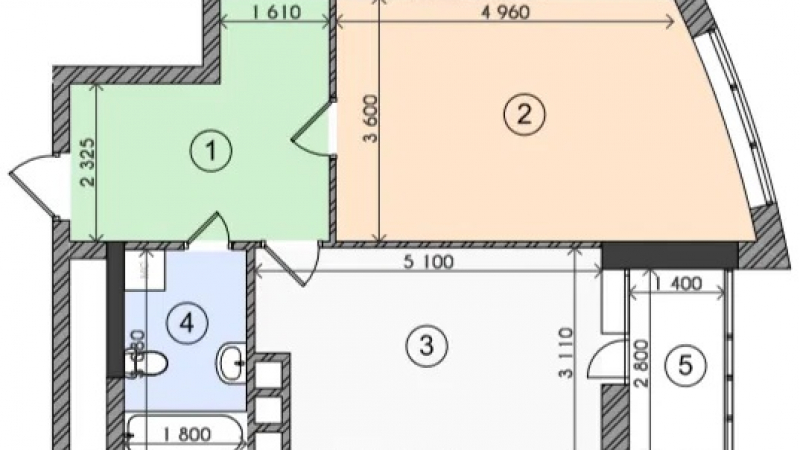 $80000 / Никольско-Слободская 3б, Киев, Киев / Продажа / Квартира / 54 кв.м. / 1 комнат