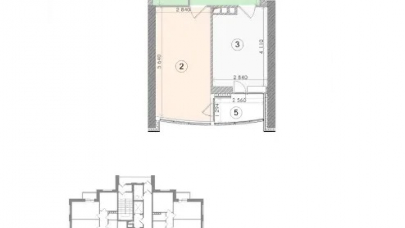 $99500 / Никольско-Слободская 1б, Киев, Киев / Продажа / Квартира / 50 кв.м. / 1 комнат