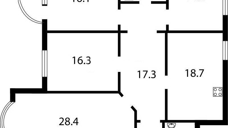 $310000 / Лабораторный переулок 6, Киев, Киев / Продажа / Квартира / 126 кв.м. / 4 комнат