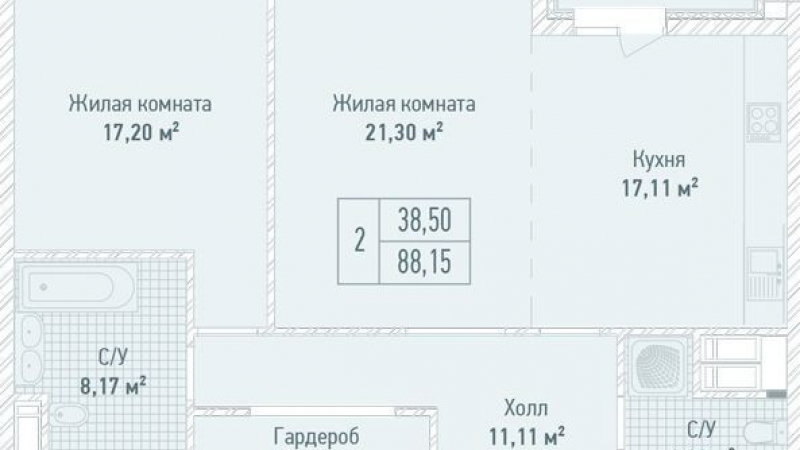 $211700 / Сапёрное поле 5, Киев, Киев / Продажа / Квартира / 88 кв.м. / 2 комнат