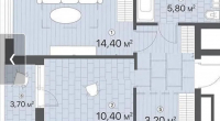 $56000 / Ревуцкого 40в, Киев, Киев / Продажа / Квартира / 42 кв.м. / 1 комнат