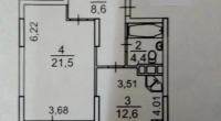 $75000 / Вильямса 3/7, Киев, Киев / Продажа / Квартира / 48 кв.м. / 1 комнат