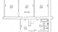 $128000 / Кудри Ивана 41/22, Киев, Киев / Продажа / Квартира / 92 кв.м. / 3 комнат