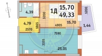 $62000 / Глубочицкая 43, Киев, Киев / Продажа / Квартира / 49 кв.м. / 1 комнат