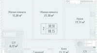$211700 / Сапёрное поле 5, Киев, Киев / Продажа / Квартира / 88 кв.м. / 2 комнат